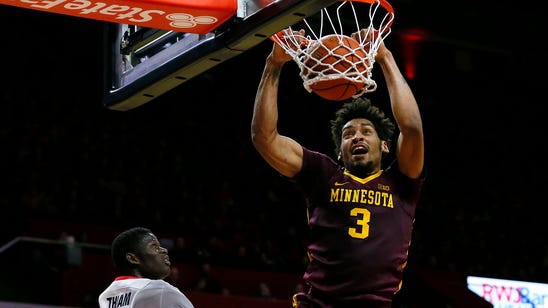 Murphy's double-double lifts Gophers over Rutgers