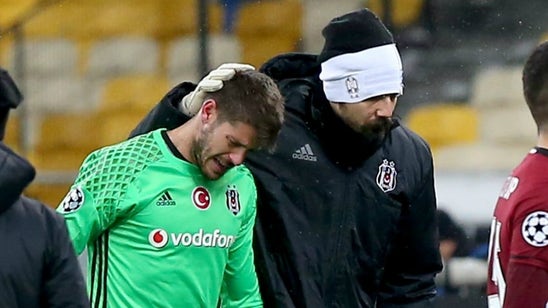 Besiktas' blowout loss against Dynamo Kiev brought goalkeeper Fabricio to tears