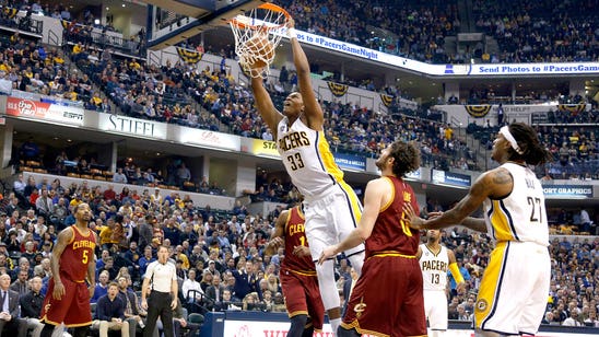 Pacers rookie Turner stones LeBron at the rim, then slams one home