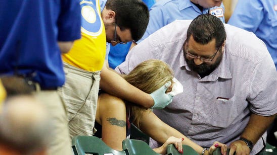 Fan injured at Brewers game in satisfactory condition