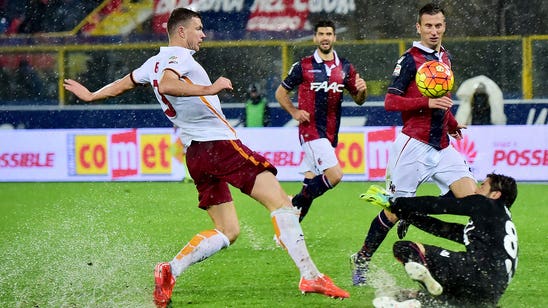 Roma concede late goal, Bologna salvage draw