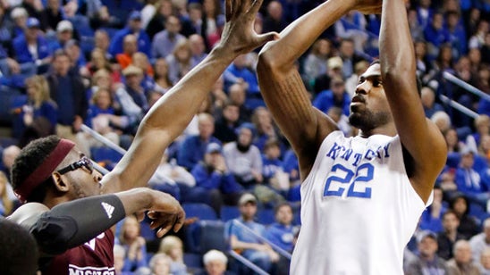No. 14 Kentucky holds off rally by Mississippi State, 80-74