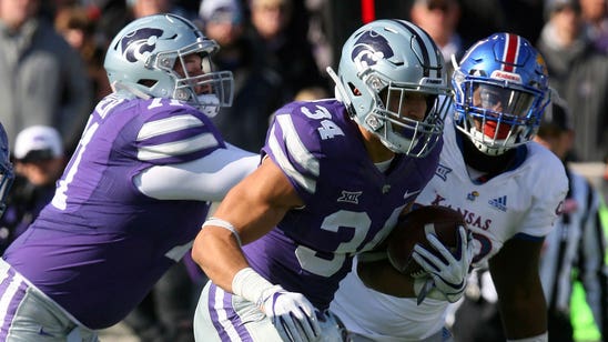 Alex Barnes rushes Wildcats to 21-17 victory over Jayhawks