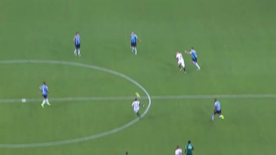 Watch Juan Cazares stripe a beautiful goal from inside his own half