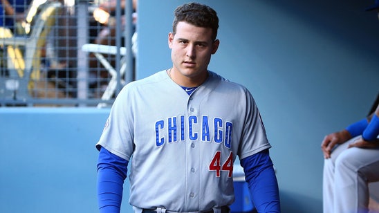 The Christmas tree struggle is very real for Cubs' Anthony Rizzo