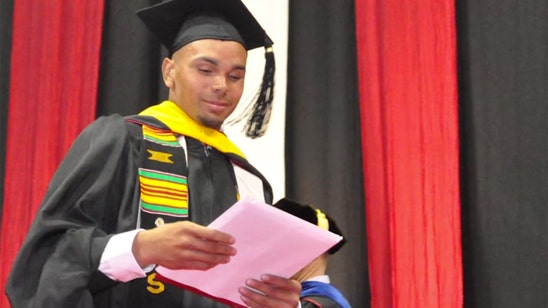 An Ohio State football player is making history by going for his PhD