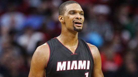 Chris Bosh takes to Snapchat to show video of on-court workout