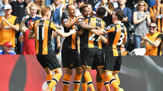 The first goal of the new Premier League season was a stupendous bicycle kick