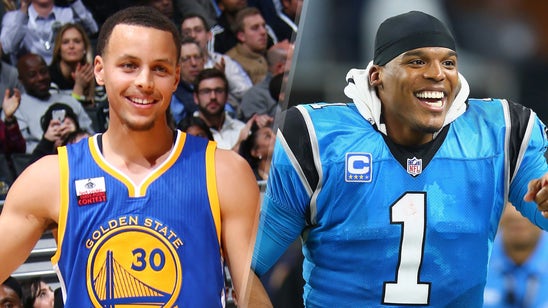 This is what it looks like when undefeated Curry, Newton hang out