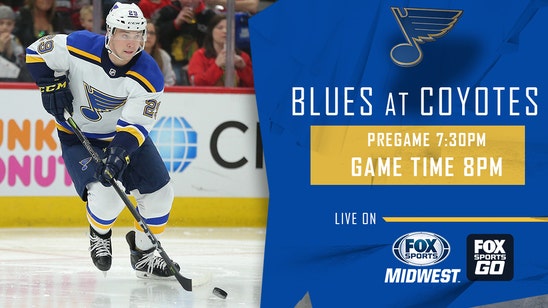 Blues visit surging Coyotes for second game of back-to-back set