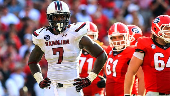 Clowney implores Falcons to trade up for him before May draft