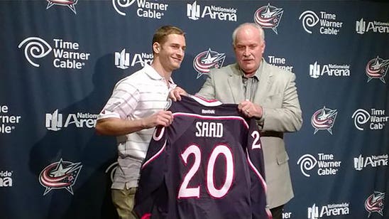 New Blue Jacket Saad to throw out first pitch at Tribe game