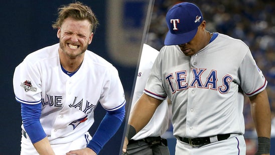 Jays' Bautista, Donaldson in ALDS Game 2 lineup; Rangers' Beltre out