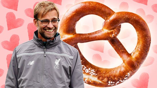 Augsburg present Jurgen Klopp with giant pretzel after Europa League clash