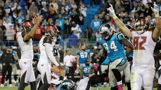 Aguayo atones for earlier misses with game winner as Bucs edge Panthers