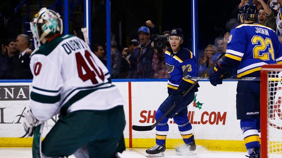 Blues look to continue success against surging Dubnyk