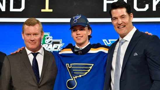 Blues sign first-round pick Bokk to three-year, entry-level contract