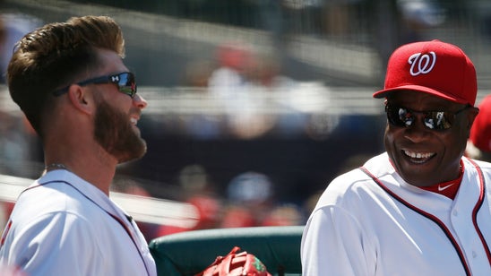 Dusty Baker says pitchers who challenge Bryce Harper are 'young fools'