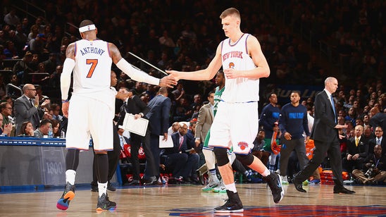 Kristaps is awesome, Melo is leading, and the Knicks are back on track