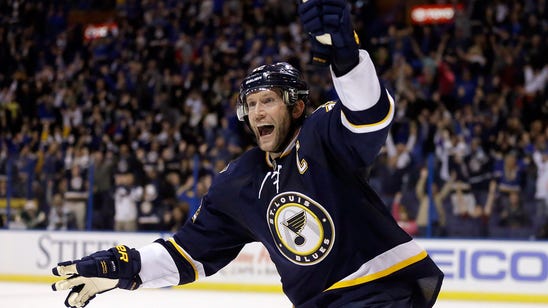 Blues face a Sabres team not used to their imposing size