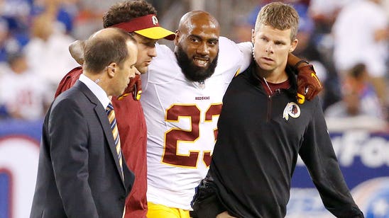 Redskins' Hall out 3-4 weeks with sprained toe