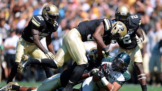 Colorado's Kenneth Olugbode recovers from serious leg injury