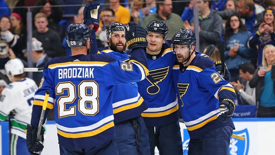 Blues earn fourth straight victory, 4-1 over Canucks