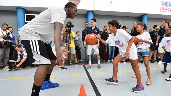 Magic help refurbish basketball court, host youth camp in Brazil