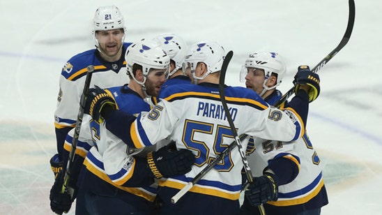 Coming home with 2-0 lead, Blues look to gain more momentum Sunday