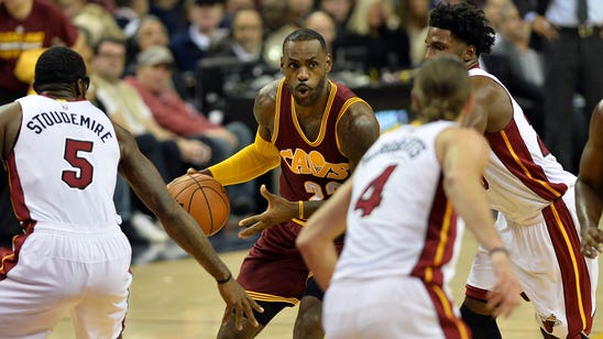With James, Wade, Bosh together on same court again, Cavs beat Heat