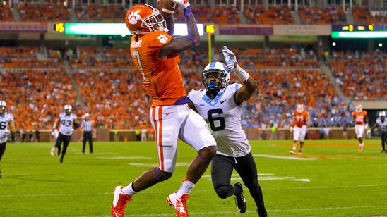 Photos: Injured Clemson star Mike Williams goes from WR to coach