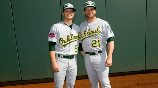 Green and gold All-Star experience: A's Gray, Vogt take it all in