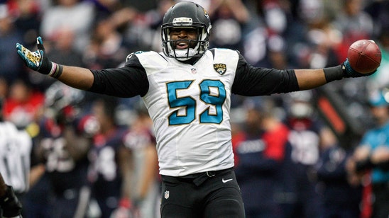 Linebacker/defensive end Ryan Davis says he was waived by Jaguars