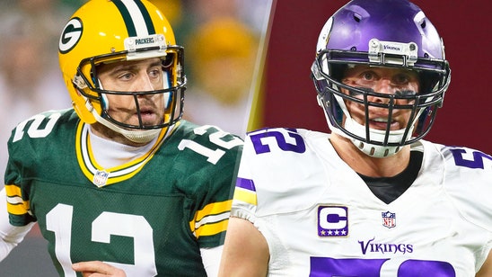 Watch Aaron Rodgers tell a tattling Chad Greenway to 'shut up'