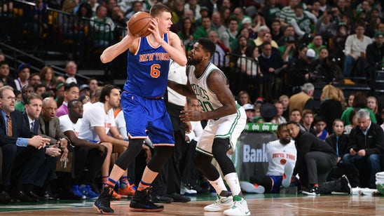 Latvian fans serenade Knicks star Kristaps Porzingis