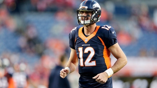 Paxton Lynch may be in line to start on Sunday for Broncos