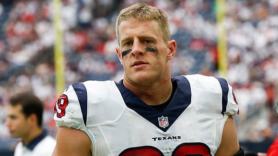 Texans' Watt visits Flyers at practice