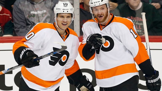 Del Zotto scores 2nd goal in OT to lift Flyers past Wild 4-3