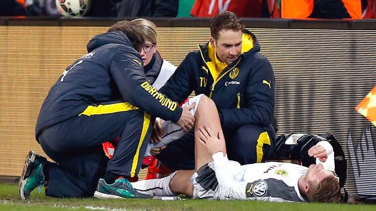 Reus' injury mars Dortmund's DFB-Pokal win over Dynamo Dresden
