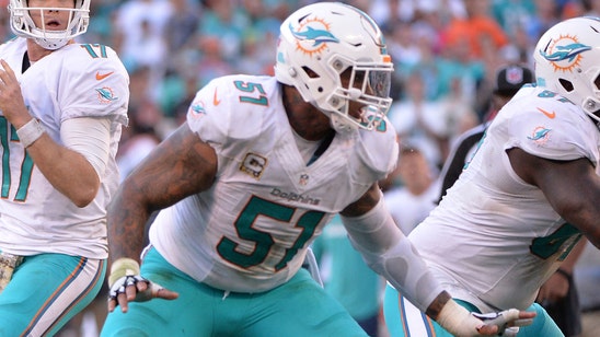 Dolphins center Mike Pouncey ruled out vs. 49ers