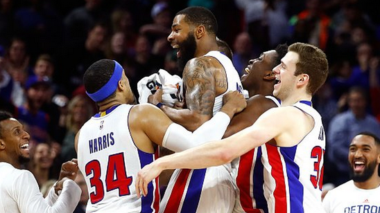Pistons' Marcus Morris tips in game-winner over twin brother at buzzer