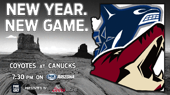 Coyotes hope to start 2017 on winning note vs. Canucks