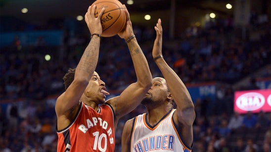 Raptors overcome fourth-quarter deficit, win at Oklahoma City to stay unbeaten