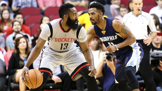 Harden scores 40 but Rockets fall at home to Grizzlies