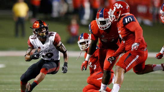 Pumphrey makes NCAA top 10 rushing in San Diego State win