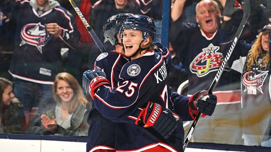 Karlsson's first two goals help Blue Jackets finally get home win