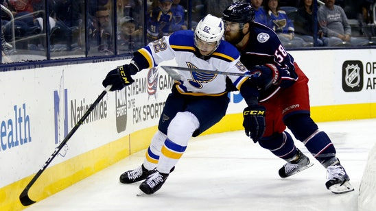 Blues assign seven more players to San Antonio