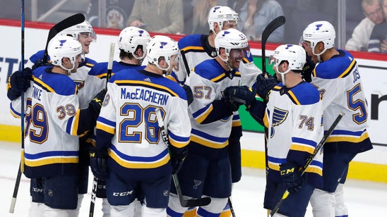 Perron scores tying and game-winning goals in Blues' overtime victory