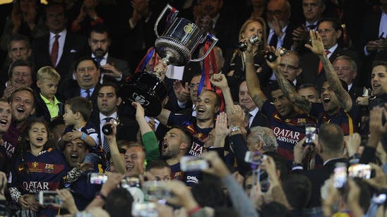 Enrique hails Barca's double-double after Copa del Rey triumph