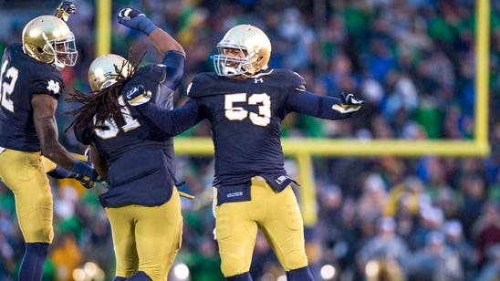 Day trying to bring along young Notre Dame linemen